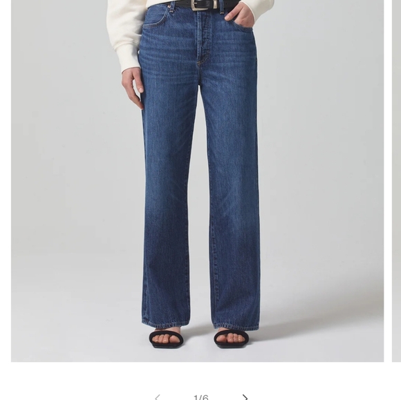 NWT - CITIZENS OF HUMANITY Annina Jean - 33” INSEAM - 34 WAIST - Chantry - Picture 1 of 9